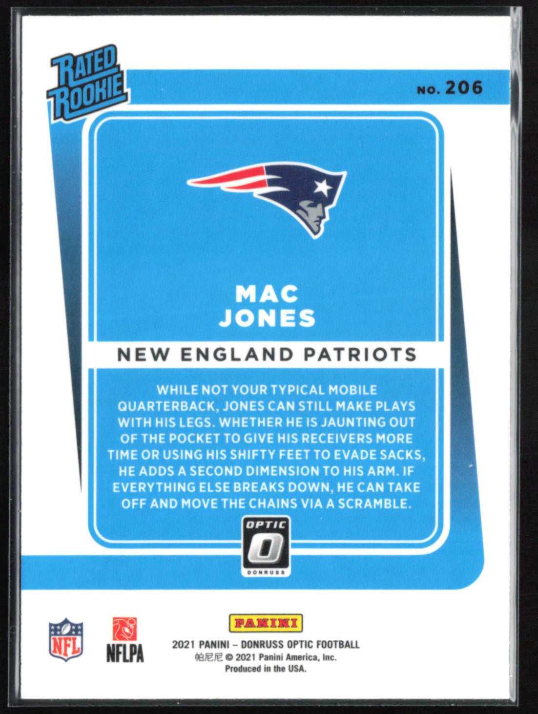 Mac Jones RC Rated Rookie