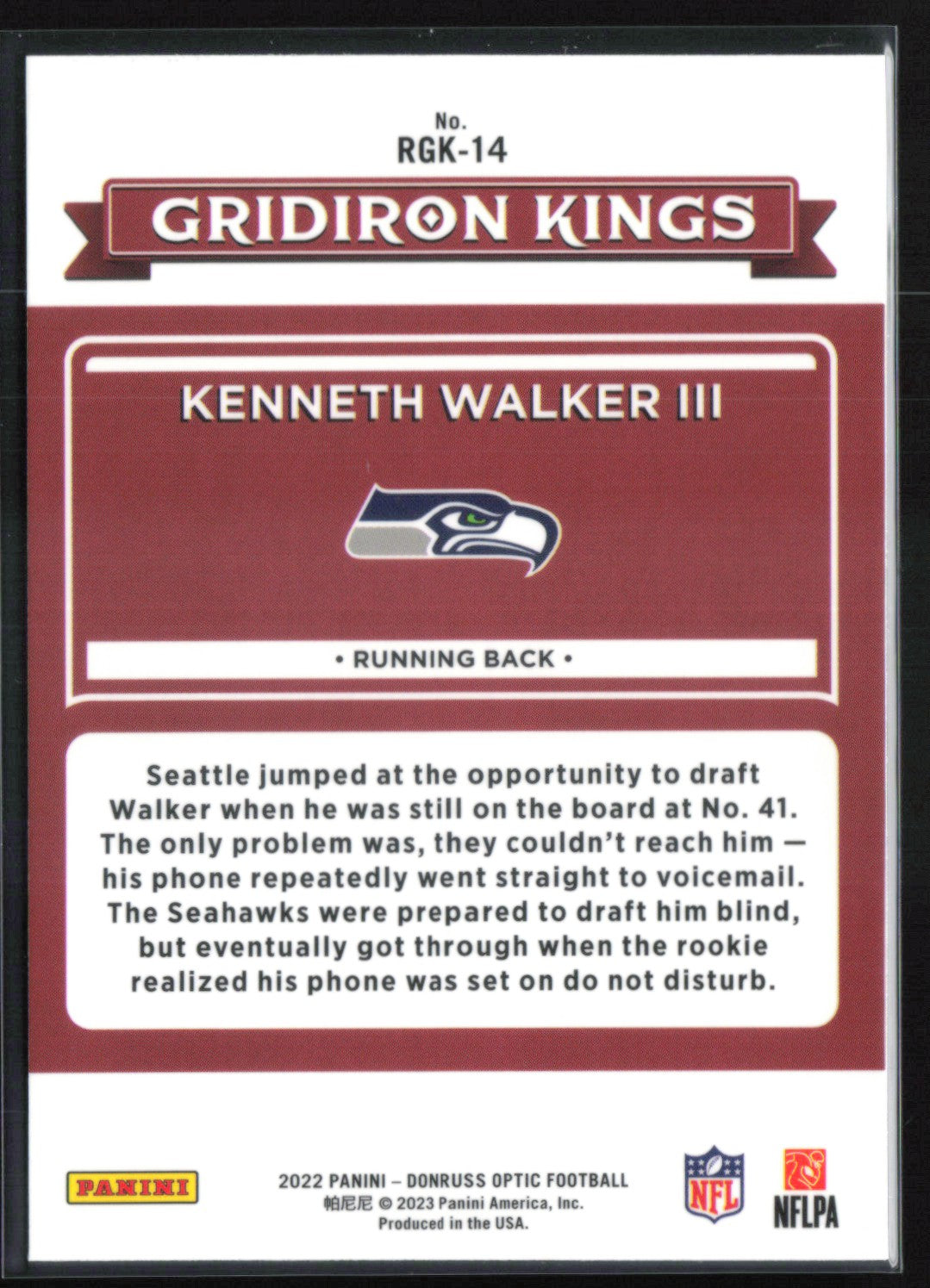 Kenneth Walker III RC
