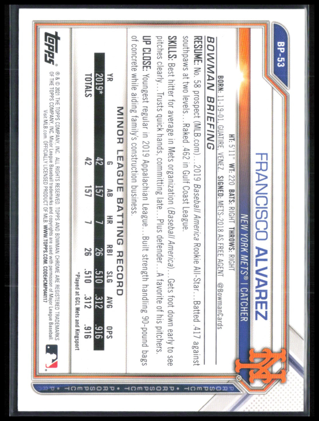 Francisco Alvarez Sky Blue /499