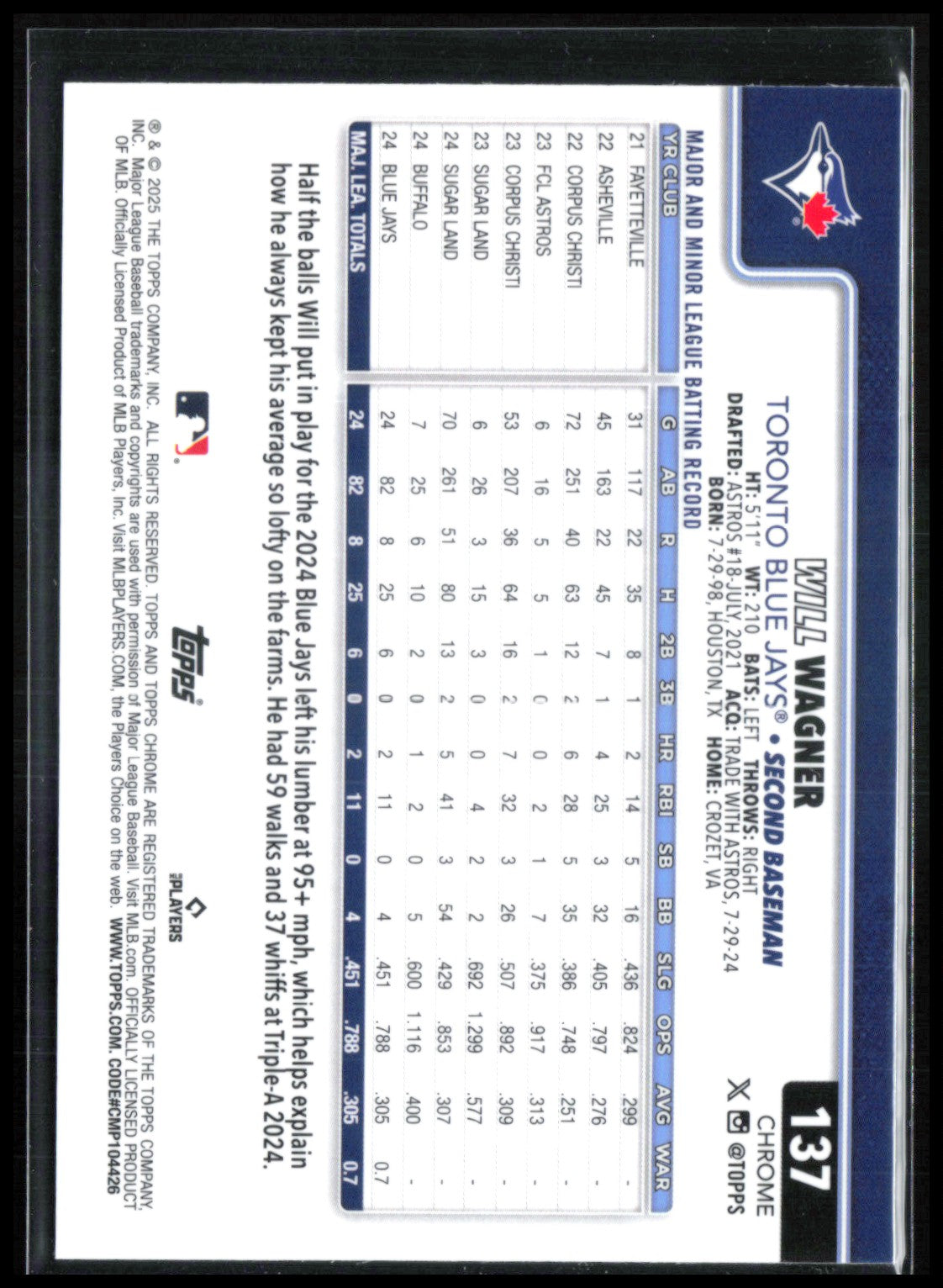 Will Wagner RC Sepia Refractor