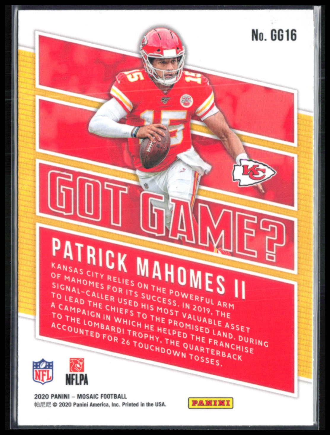Patrick Mahomes II Got Game!