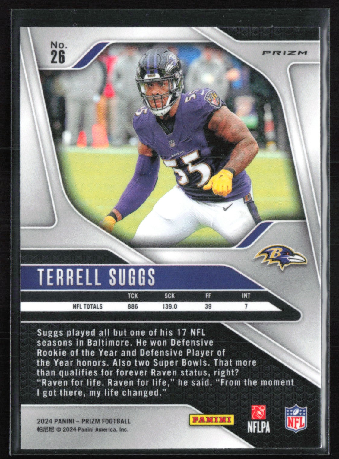 Terrell Suggs Green Prizm