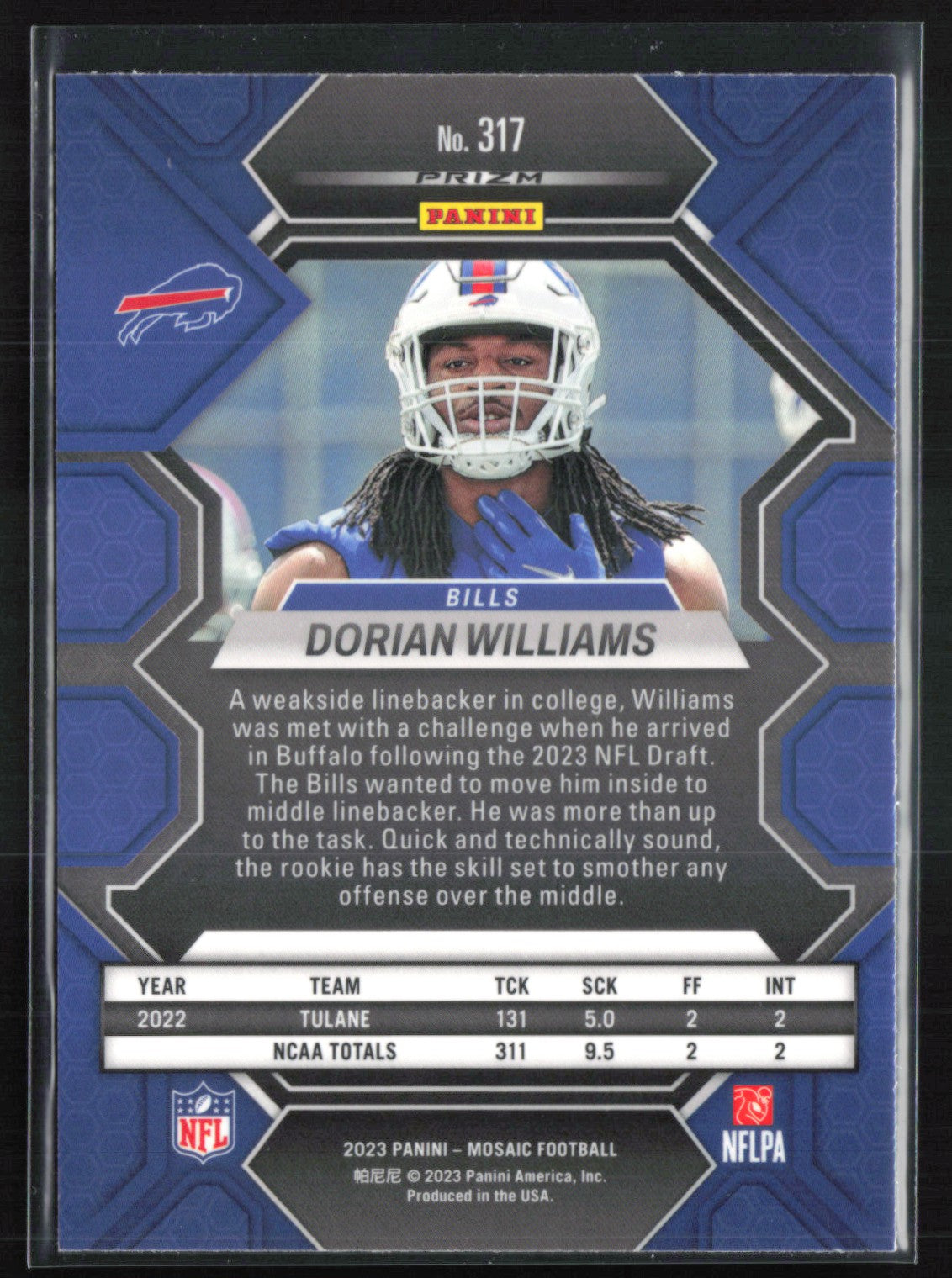 Dorian Williams RC Holo