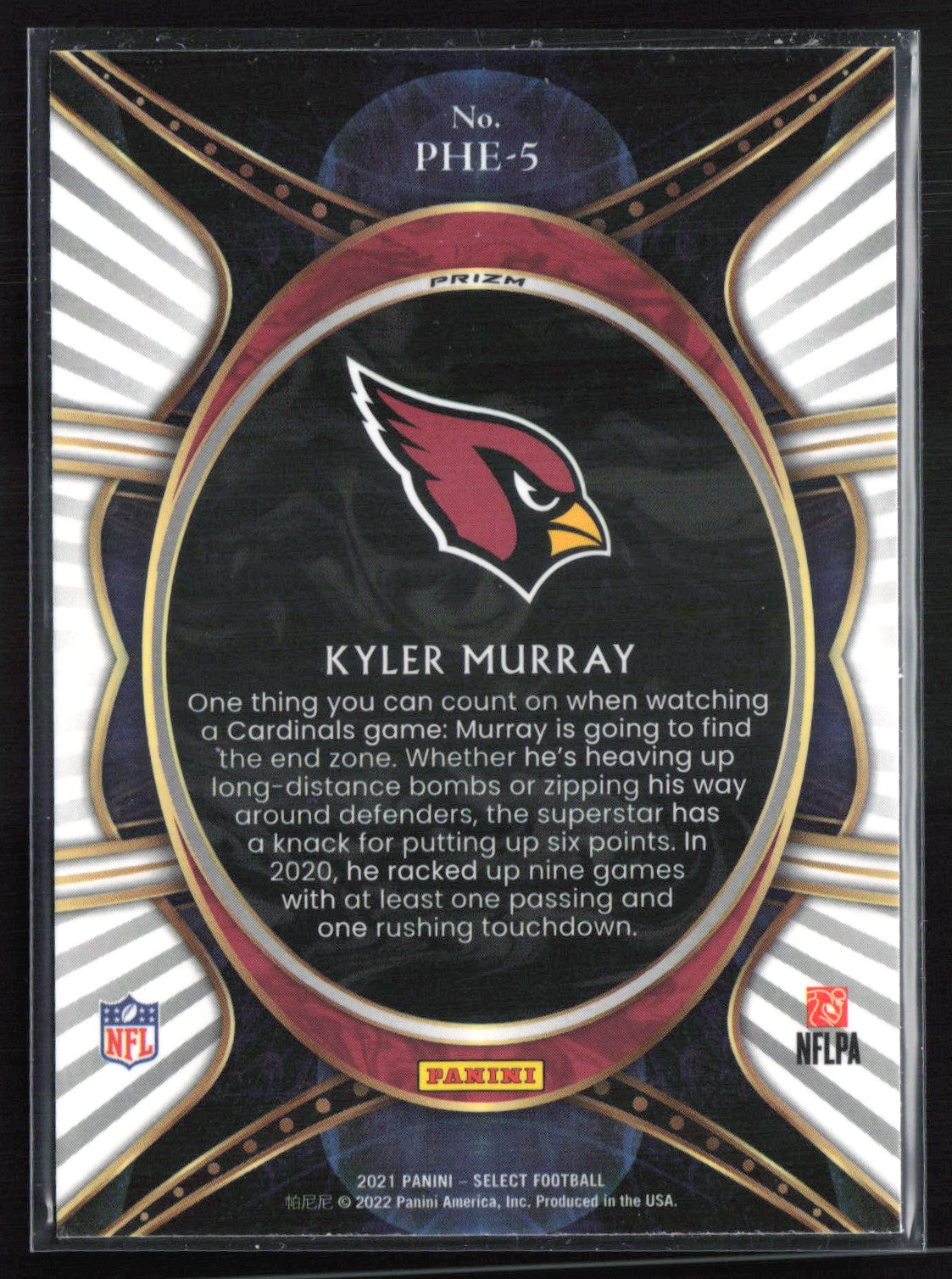 Kyler Murray Silver Prizm