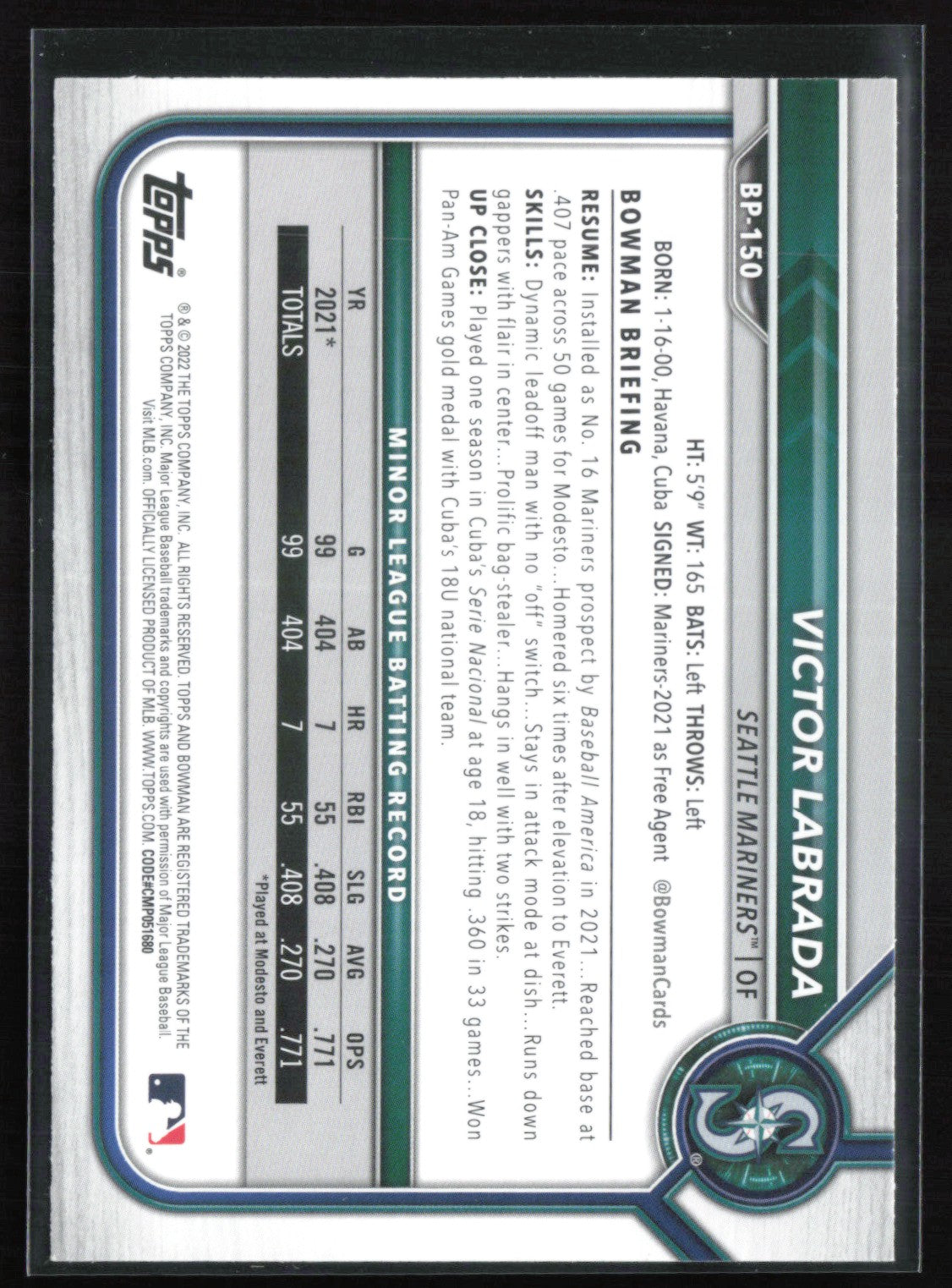 Victor Labrada 1st Bowman