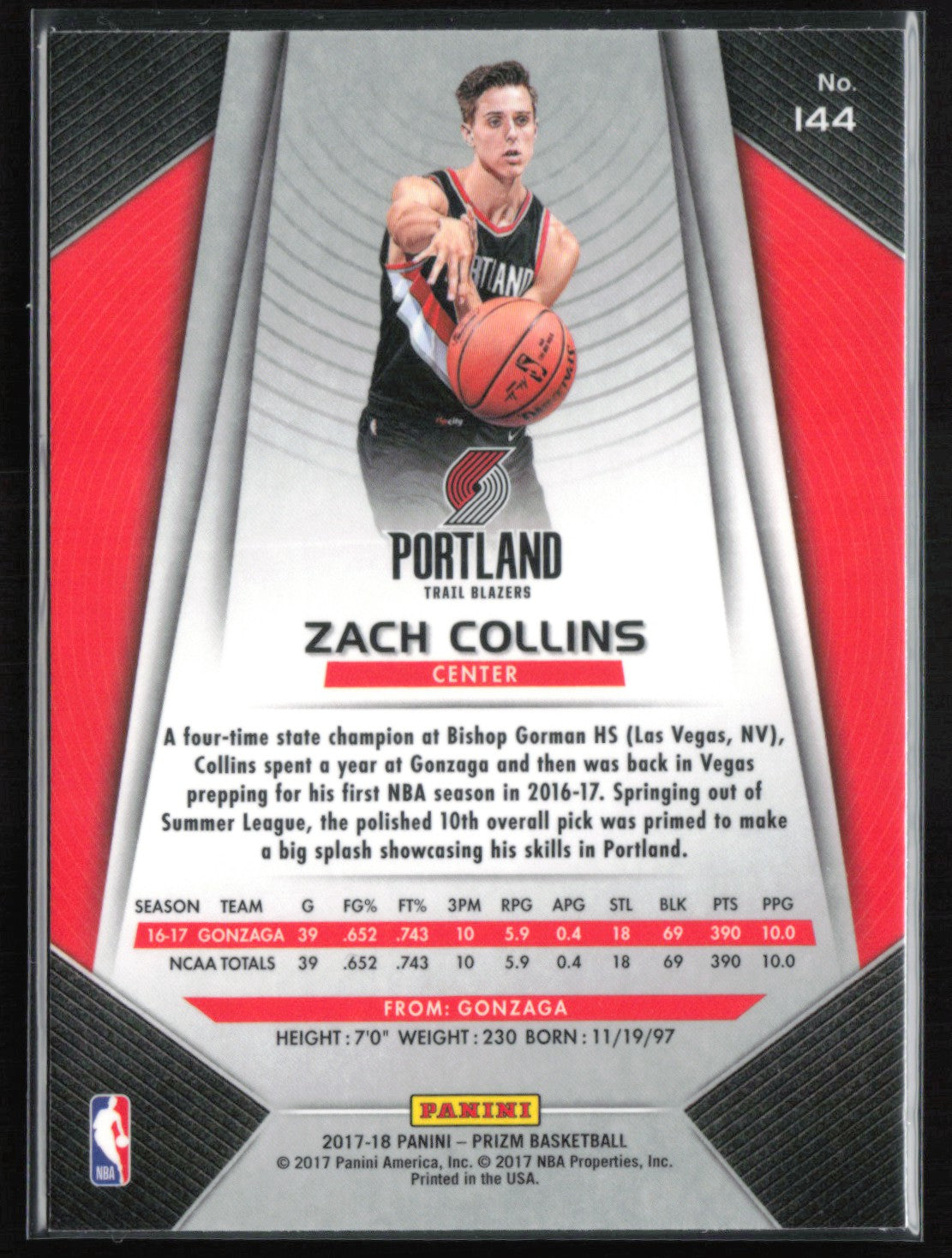 Zach Collins RC