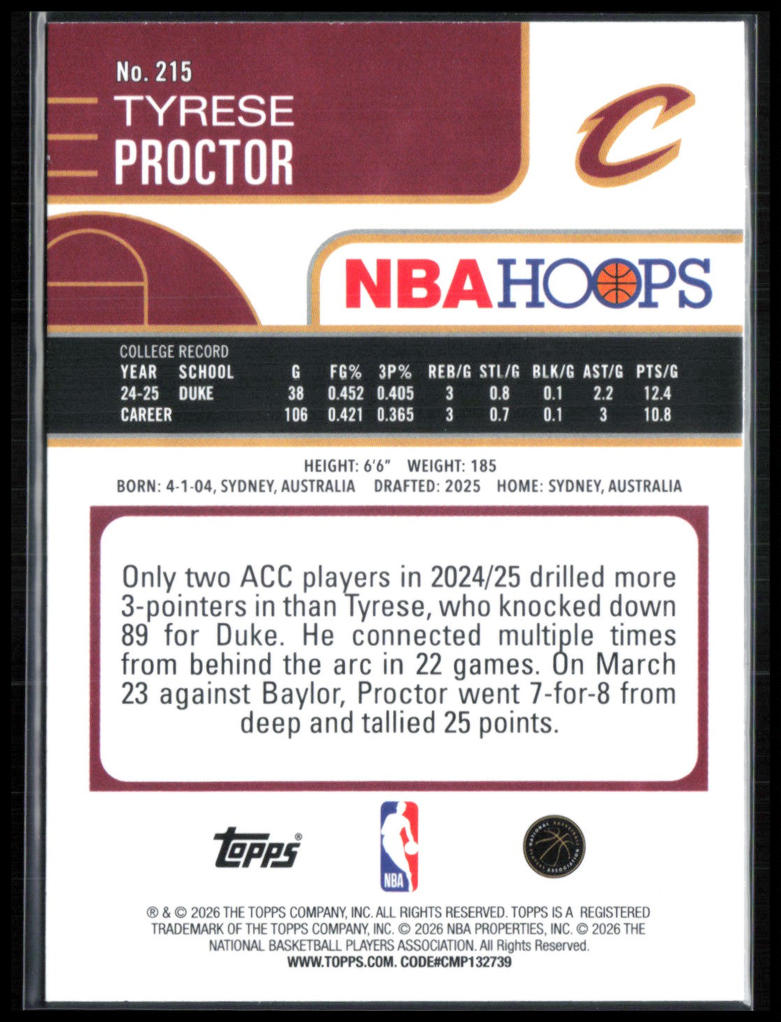 Tyrese Proctor RC