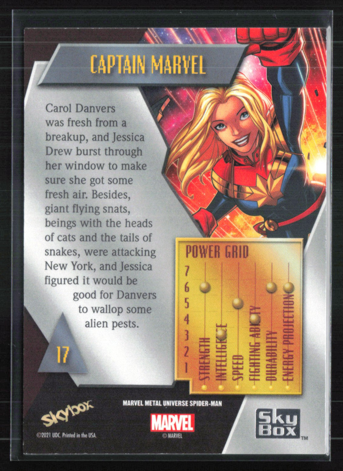 Captain marvel 2021 Marvel Metal Universe