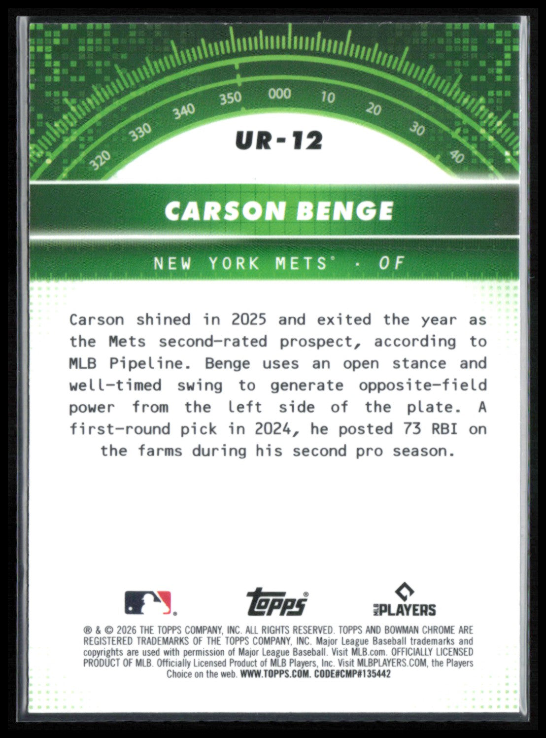 Carson Benge Prospect