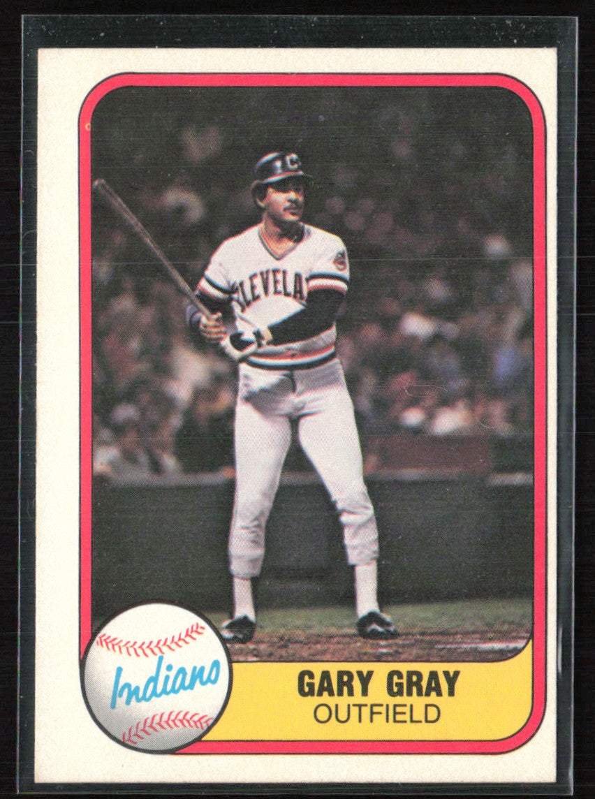 Gary Gray 1981 Fleer