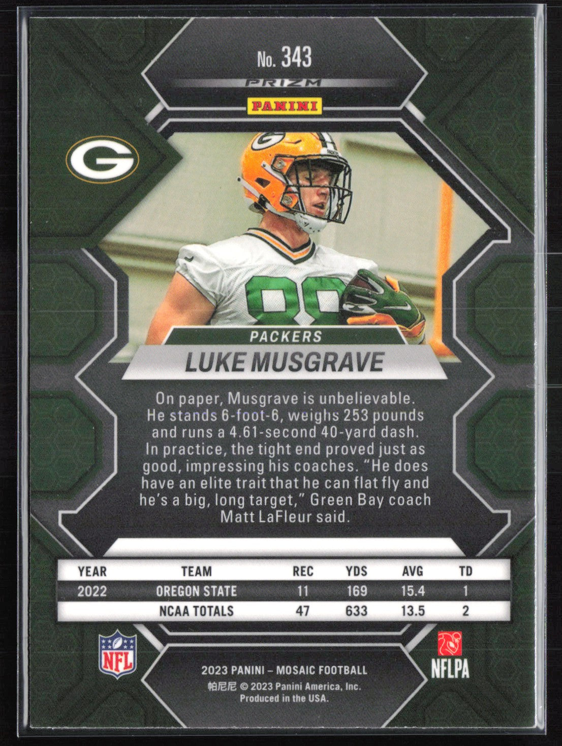 Luke Musgrave RC Green