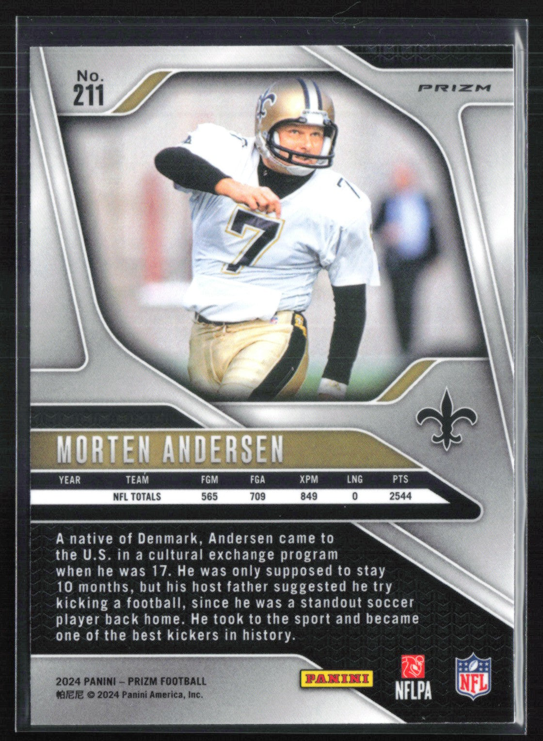 Morten Andersen Green Prizm