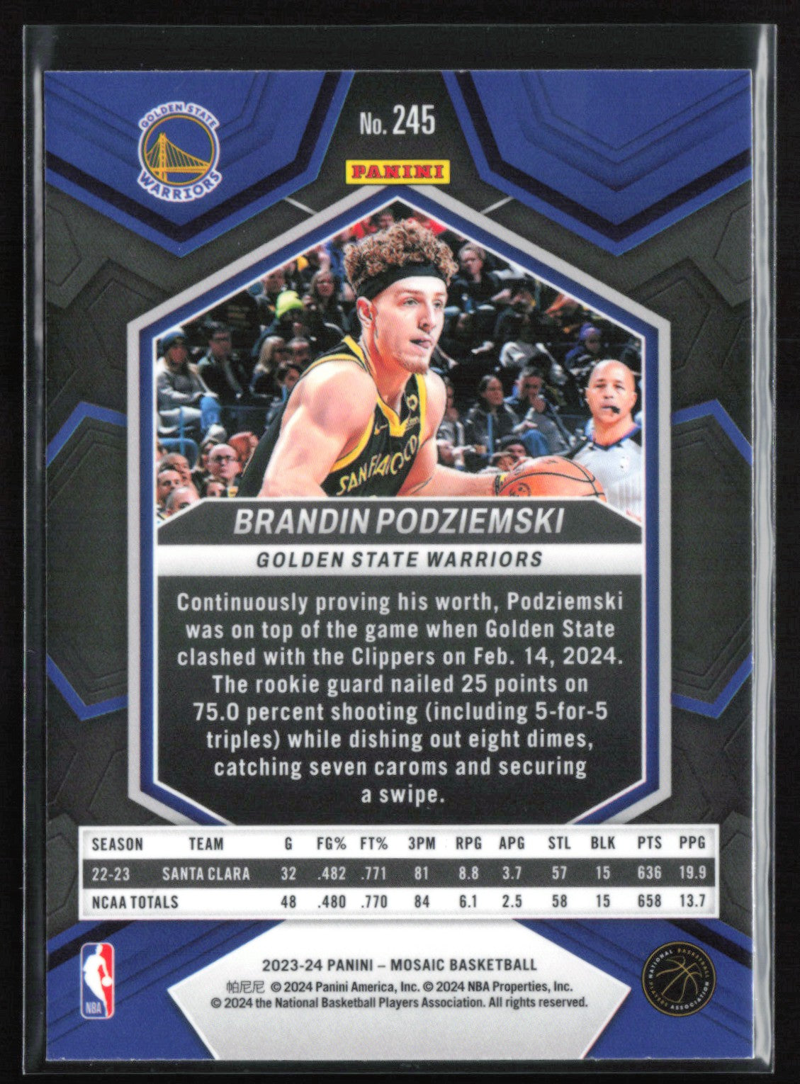 Brandin Podziemski RC