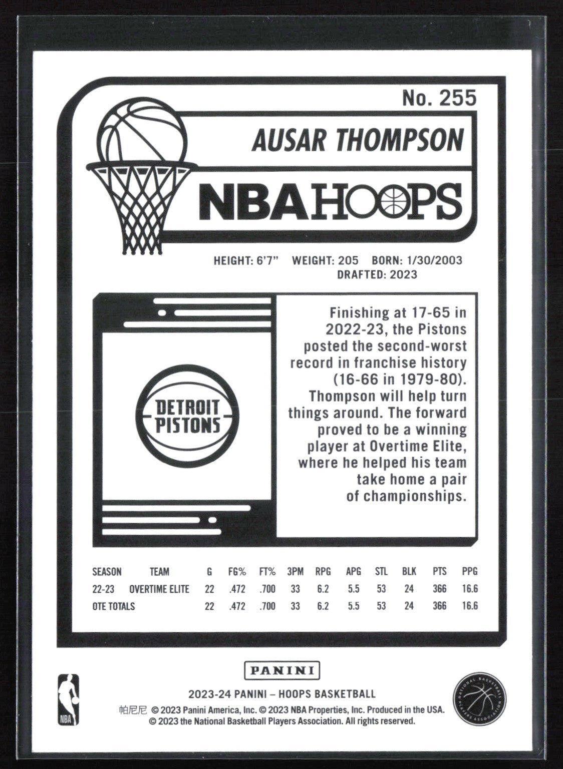 Ausar Thompson RC