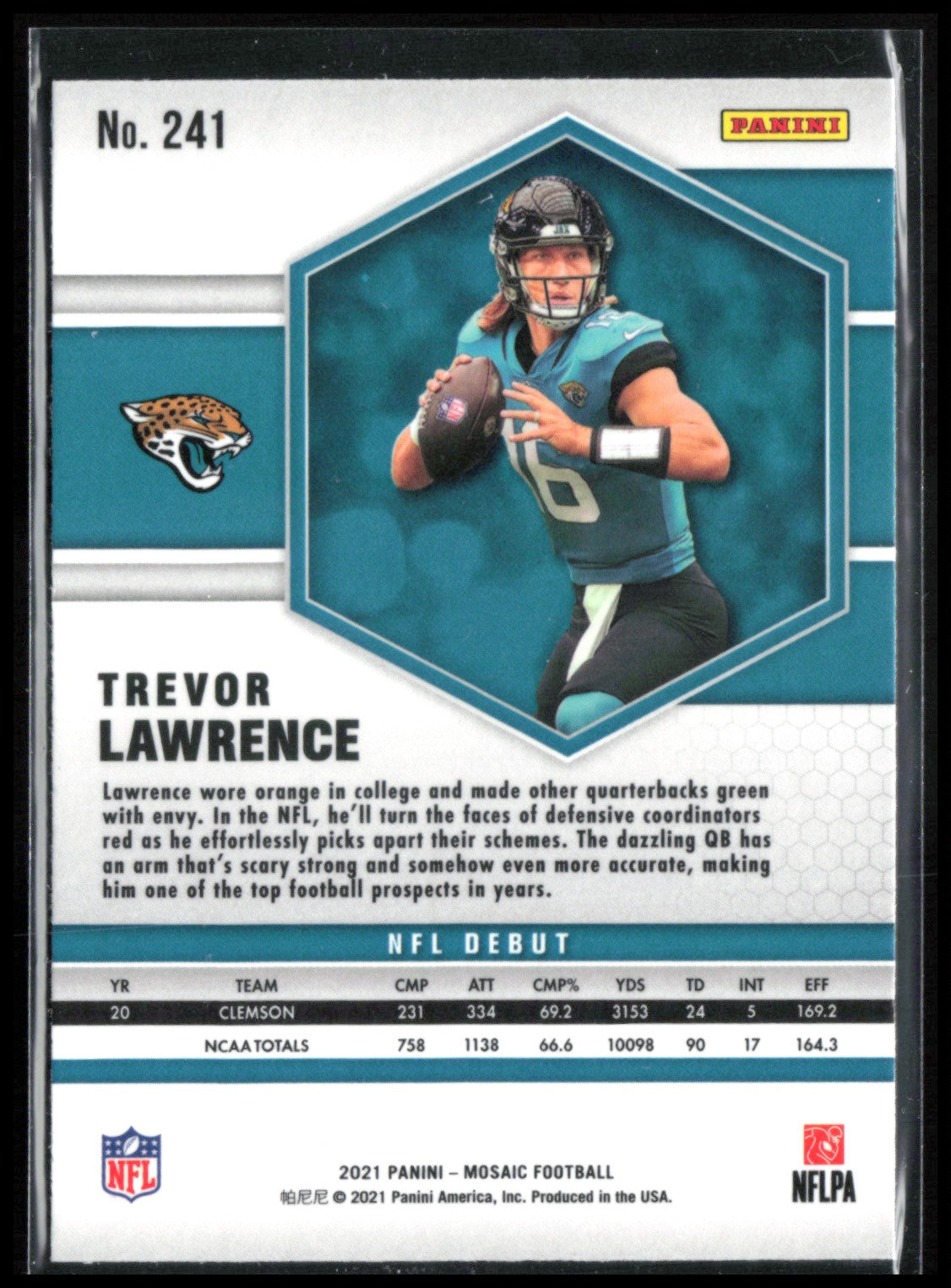 Trevor Lawrence RC Debut