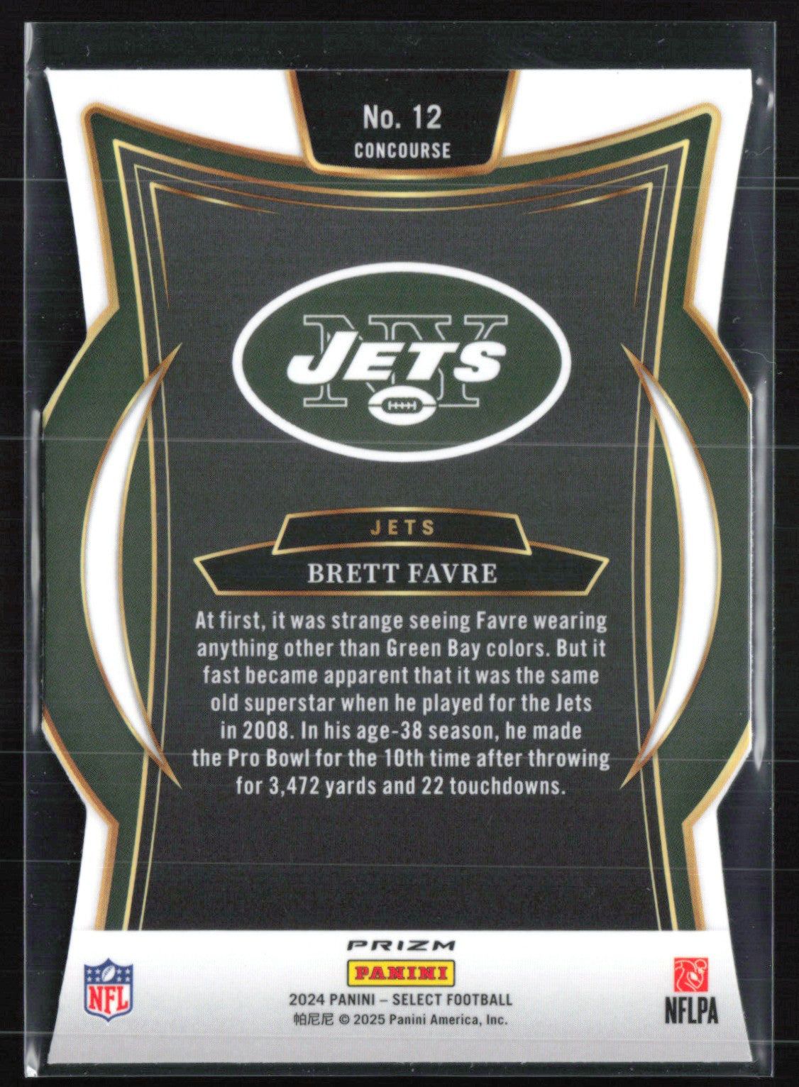 Brett Favre Silver Die-Cut