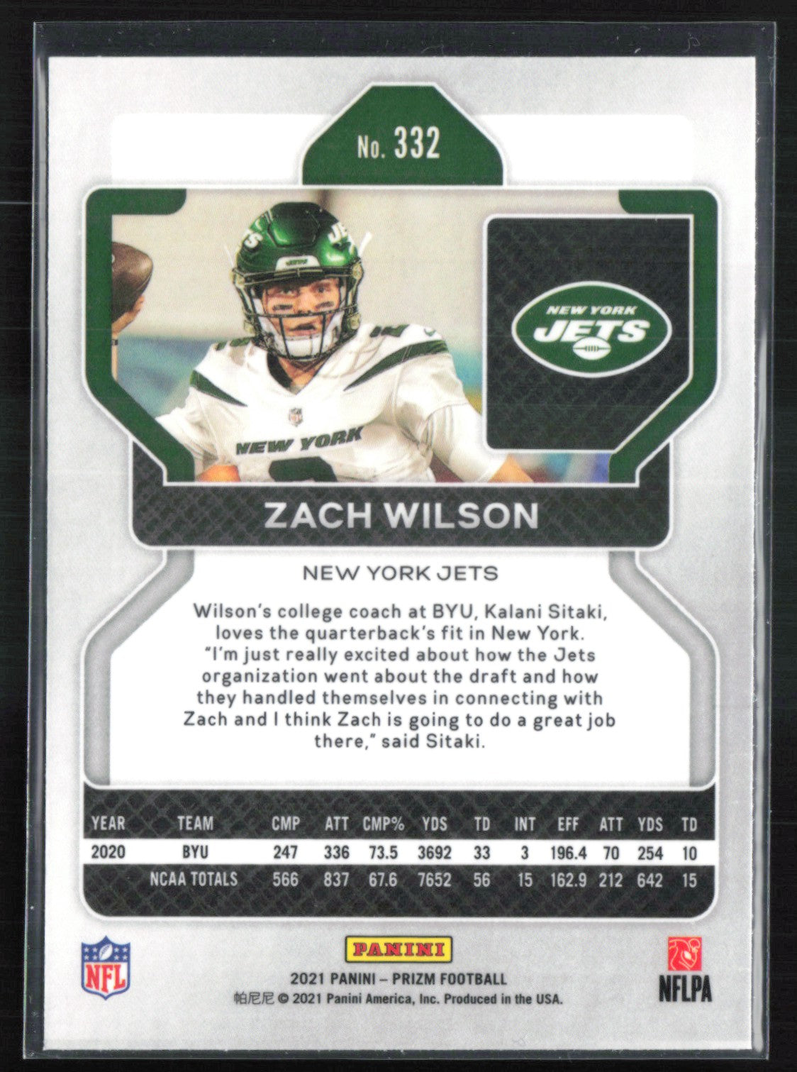 Zach Wilson RC