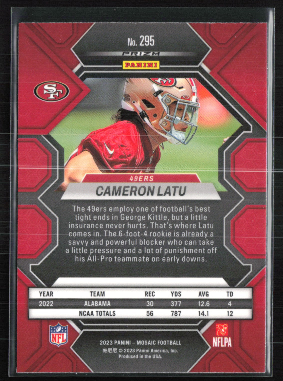 Cameron Latu RC Green Mosaic