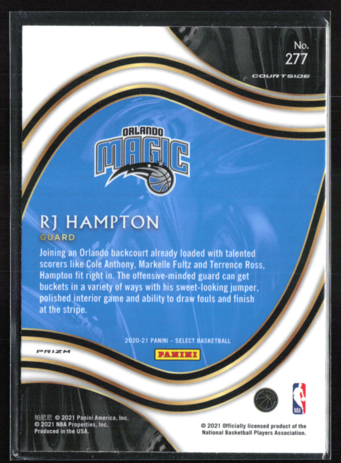 RJ Hampton RC Silver