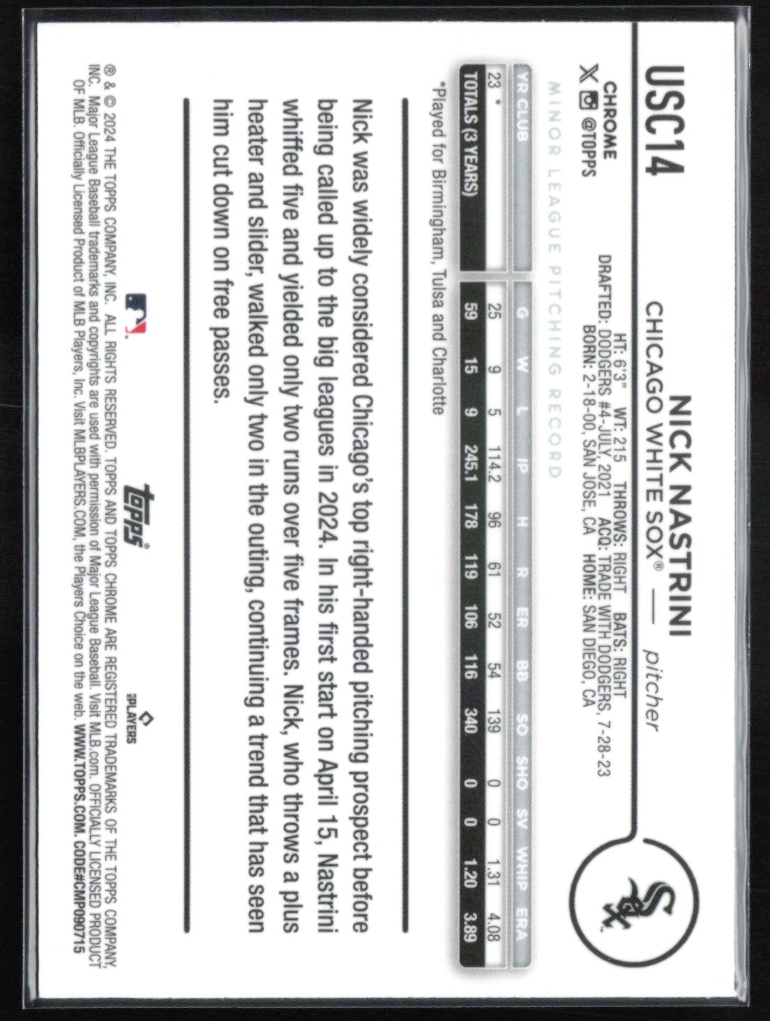 Nick Nastrini RC Blue Green Lava /125