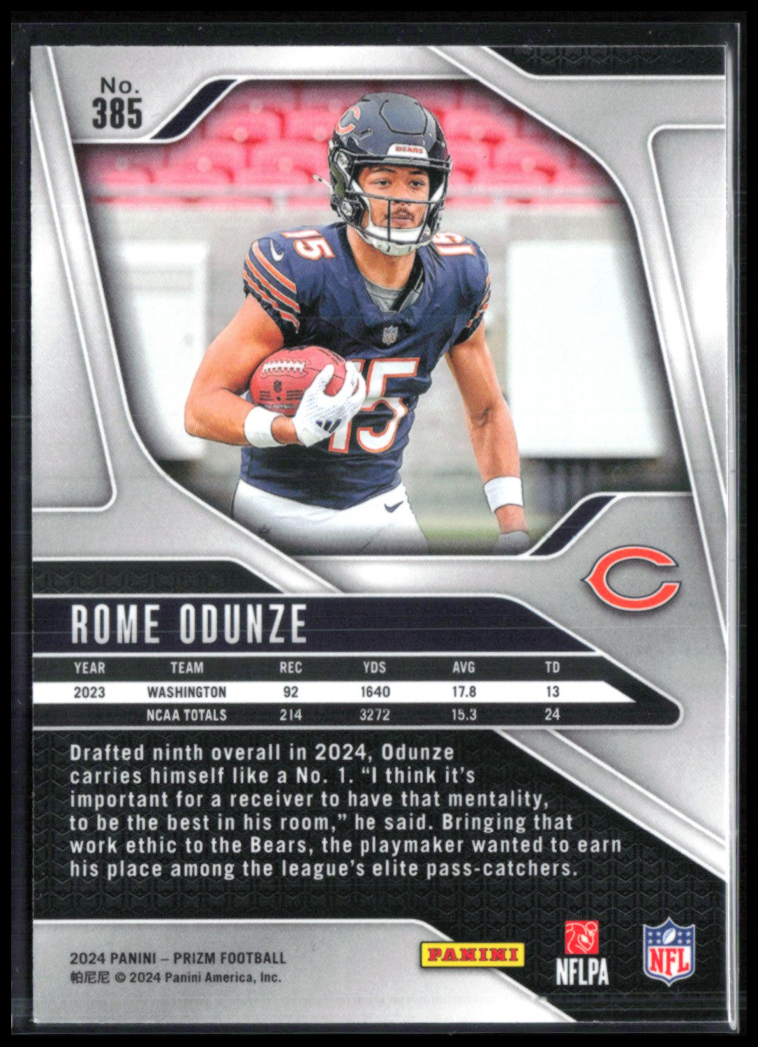 Rome Odunze RC
