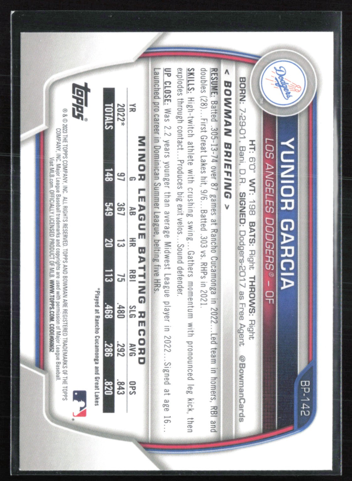 Yunior Garcia 1st Bowman