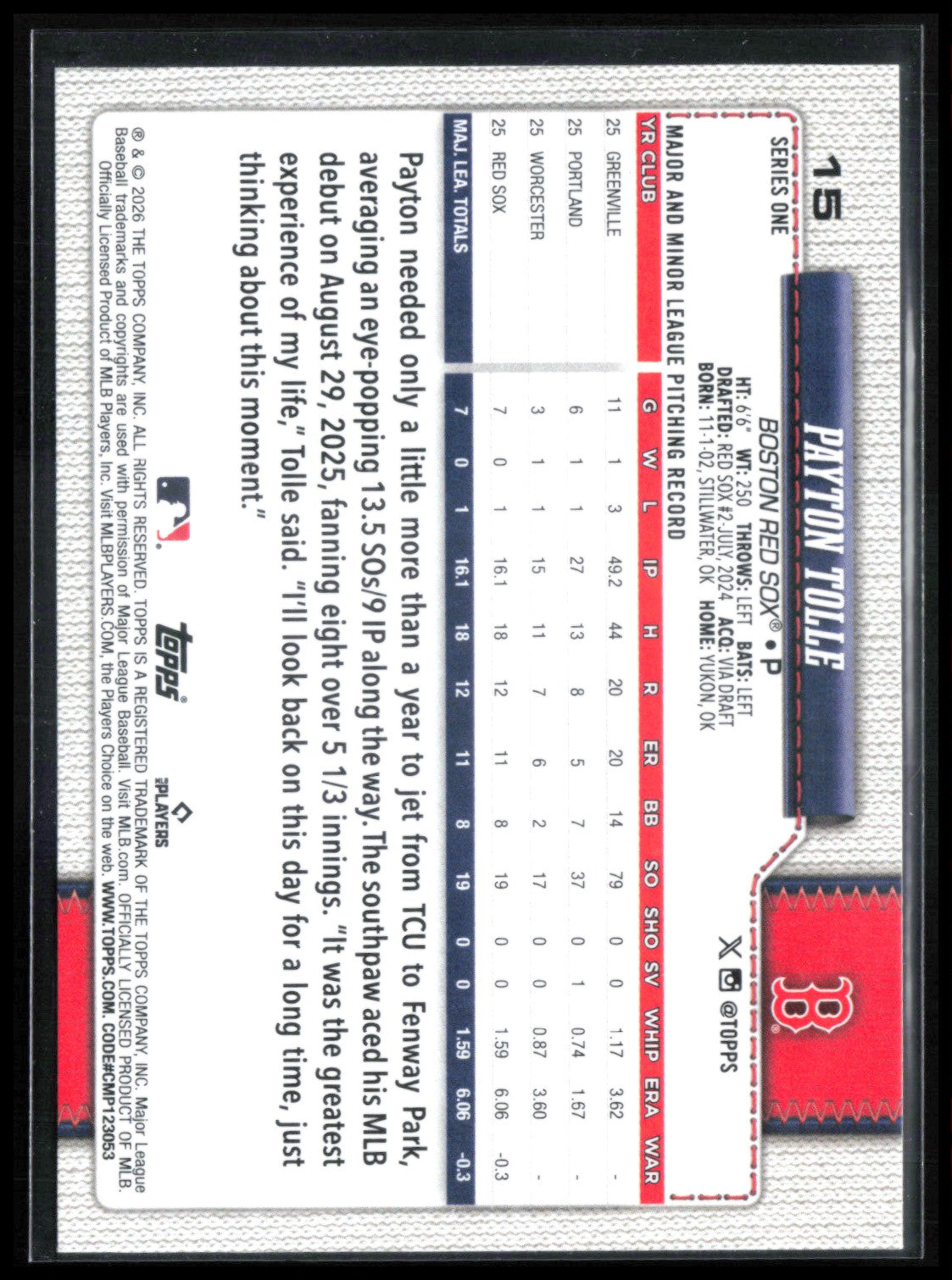 Payton Tolle RC