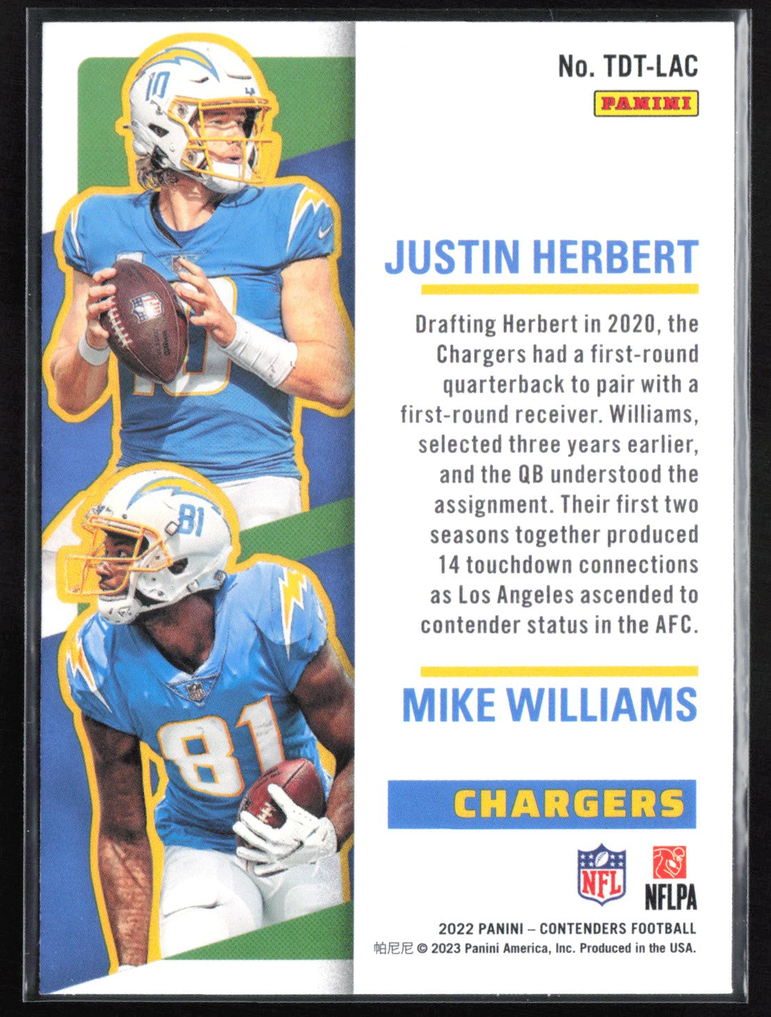 Justin Herbert / Mike Williams