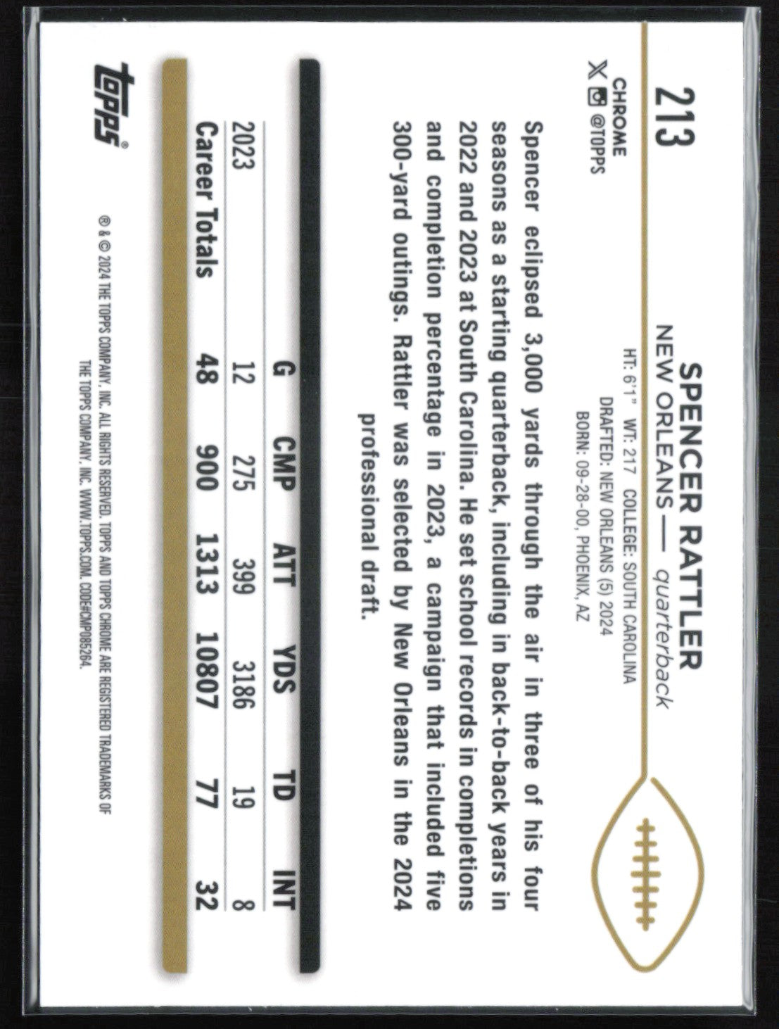 Spencer Rattler RC X-Fractor