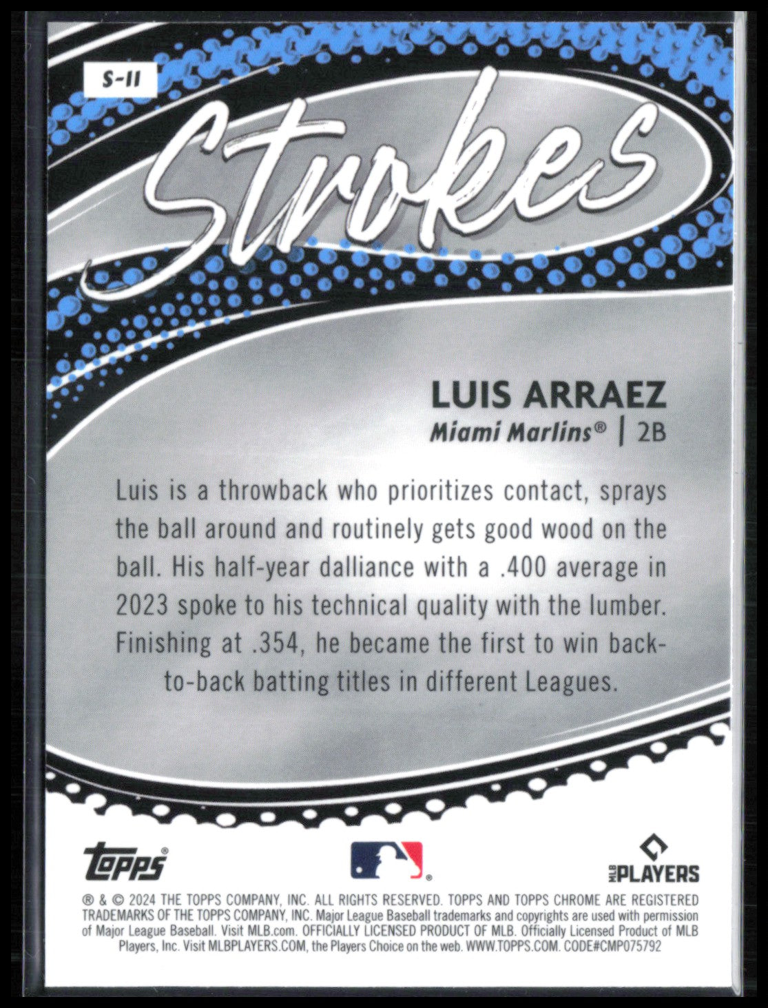Luis Arraez Strokes