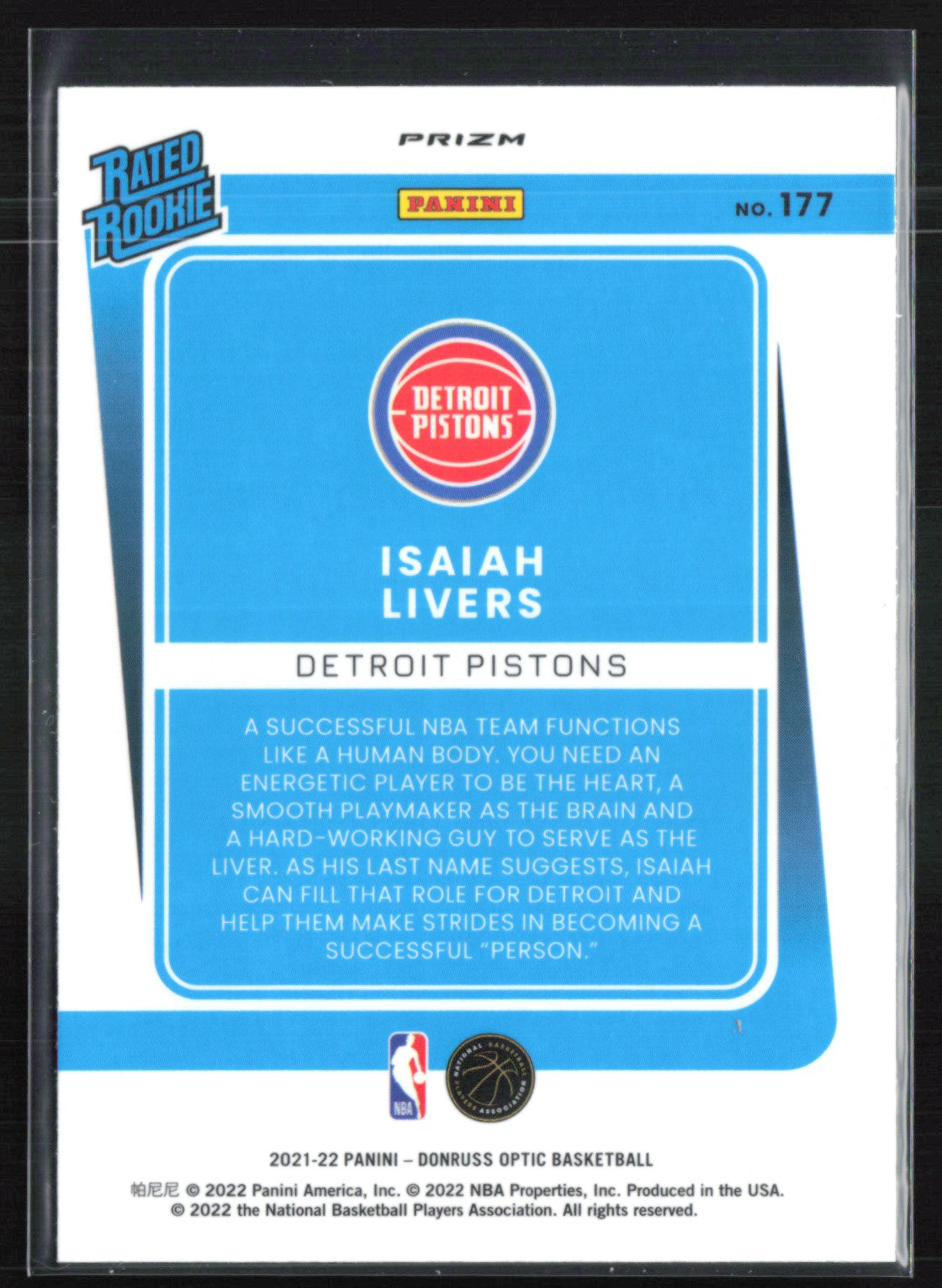 Isaiah Livers RC Holo