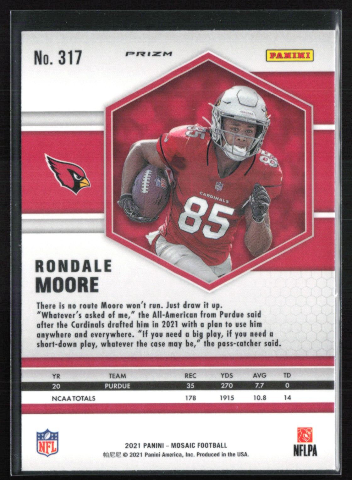 Rondale Moore RC Pink Camo