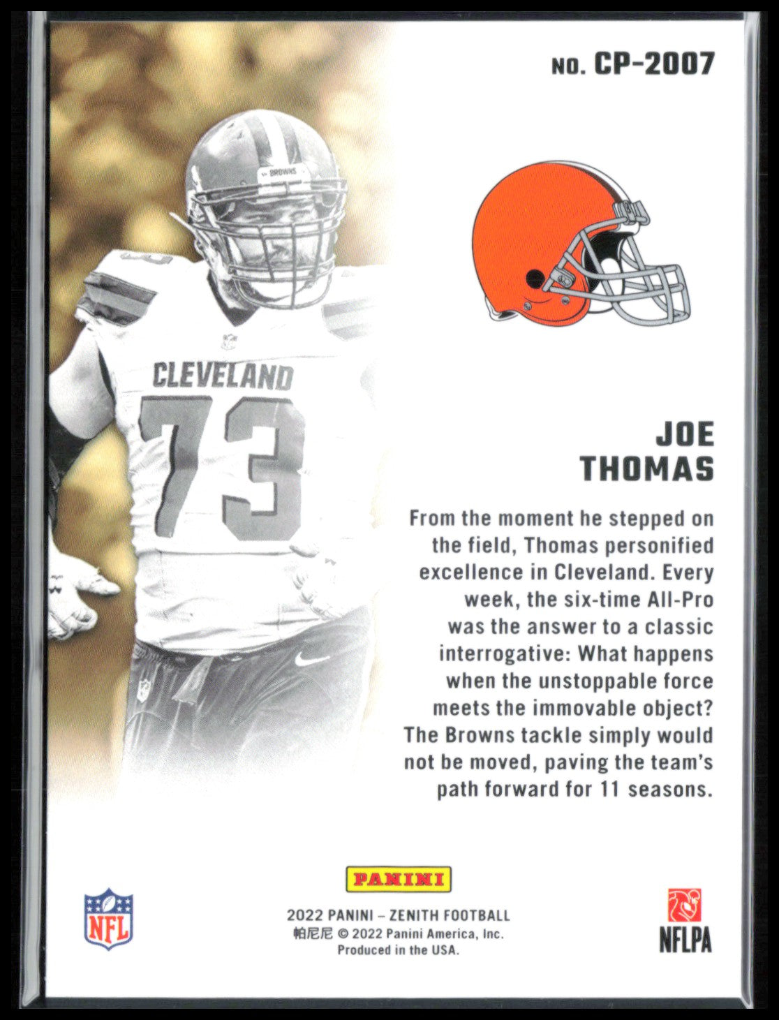 Joe Thomas Class President