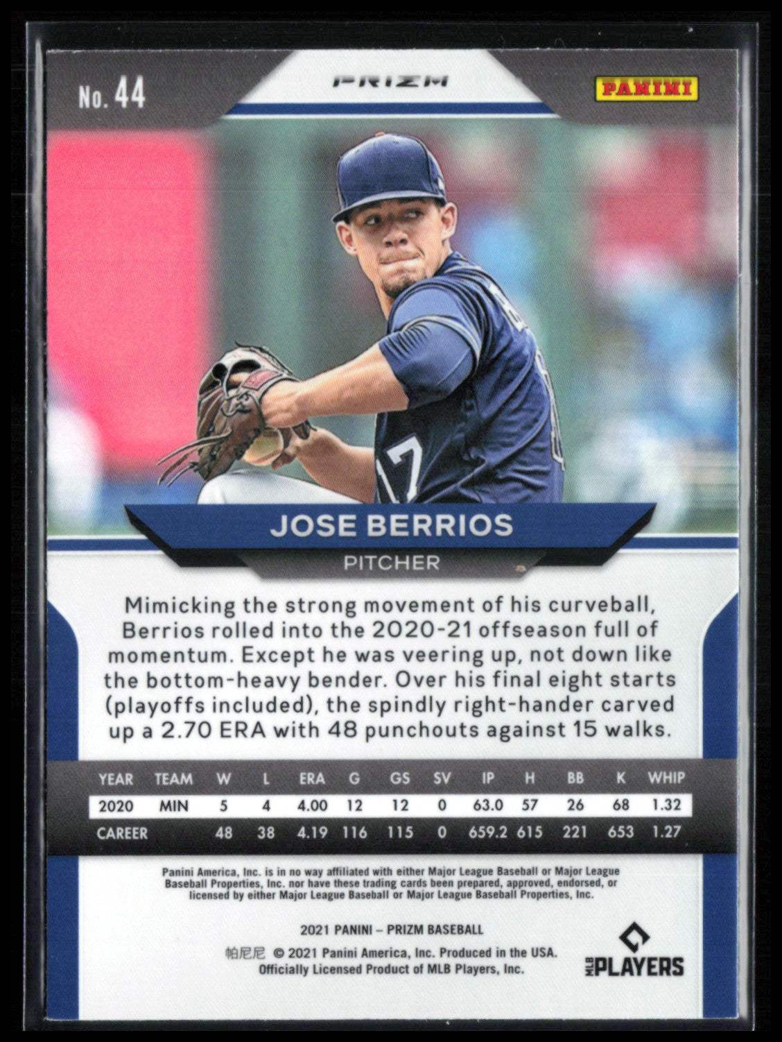 Jose Berrios Light Blue