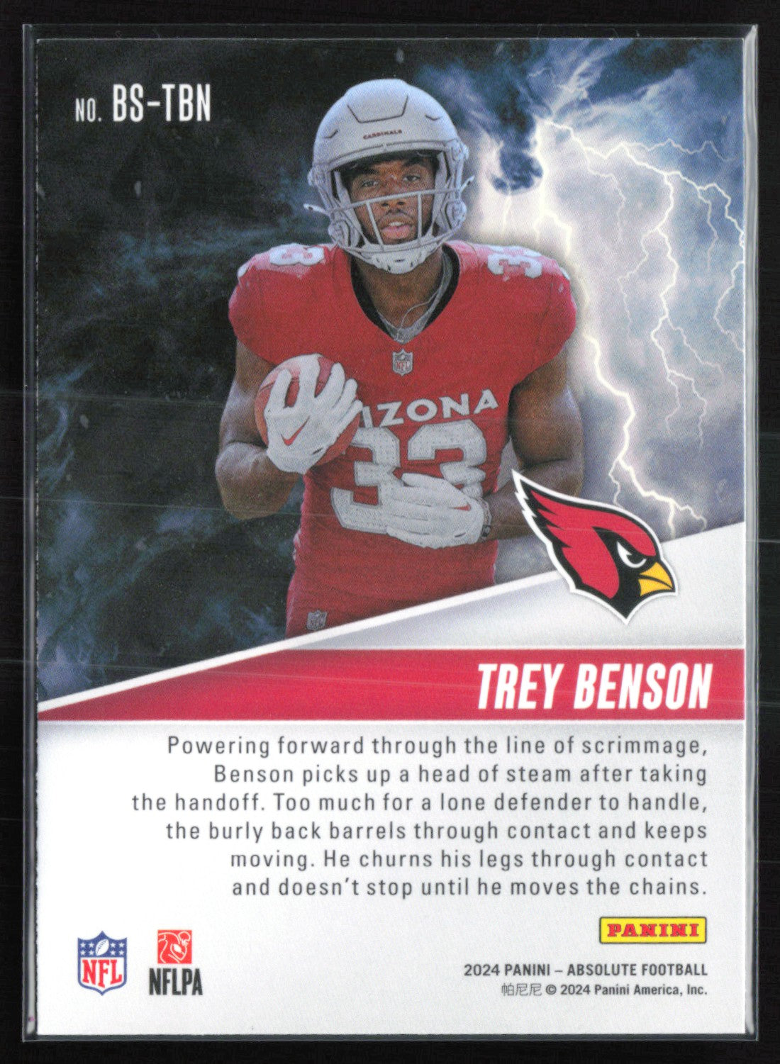 Trey Benson RC By Storm