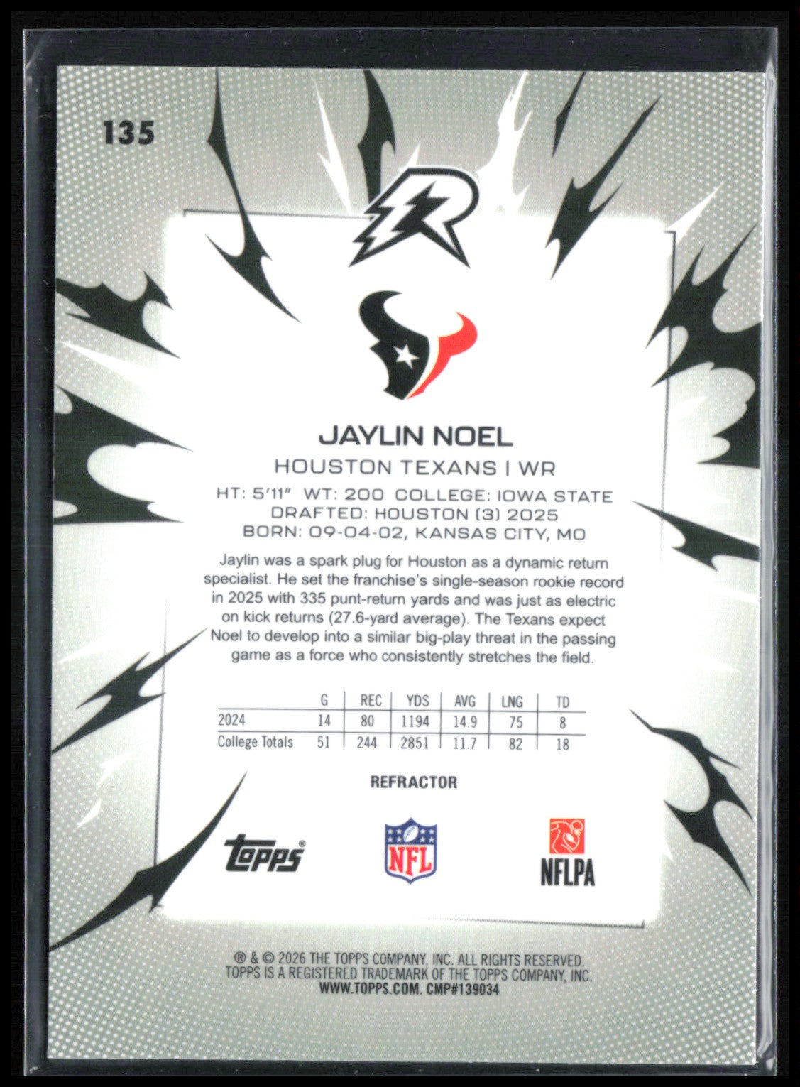 Jaylin Noel RC Refractor
