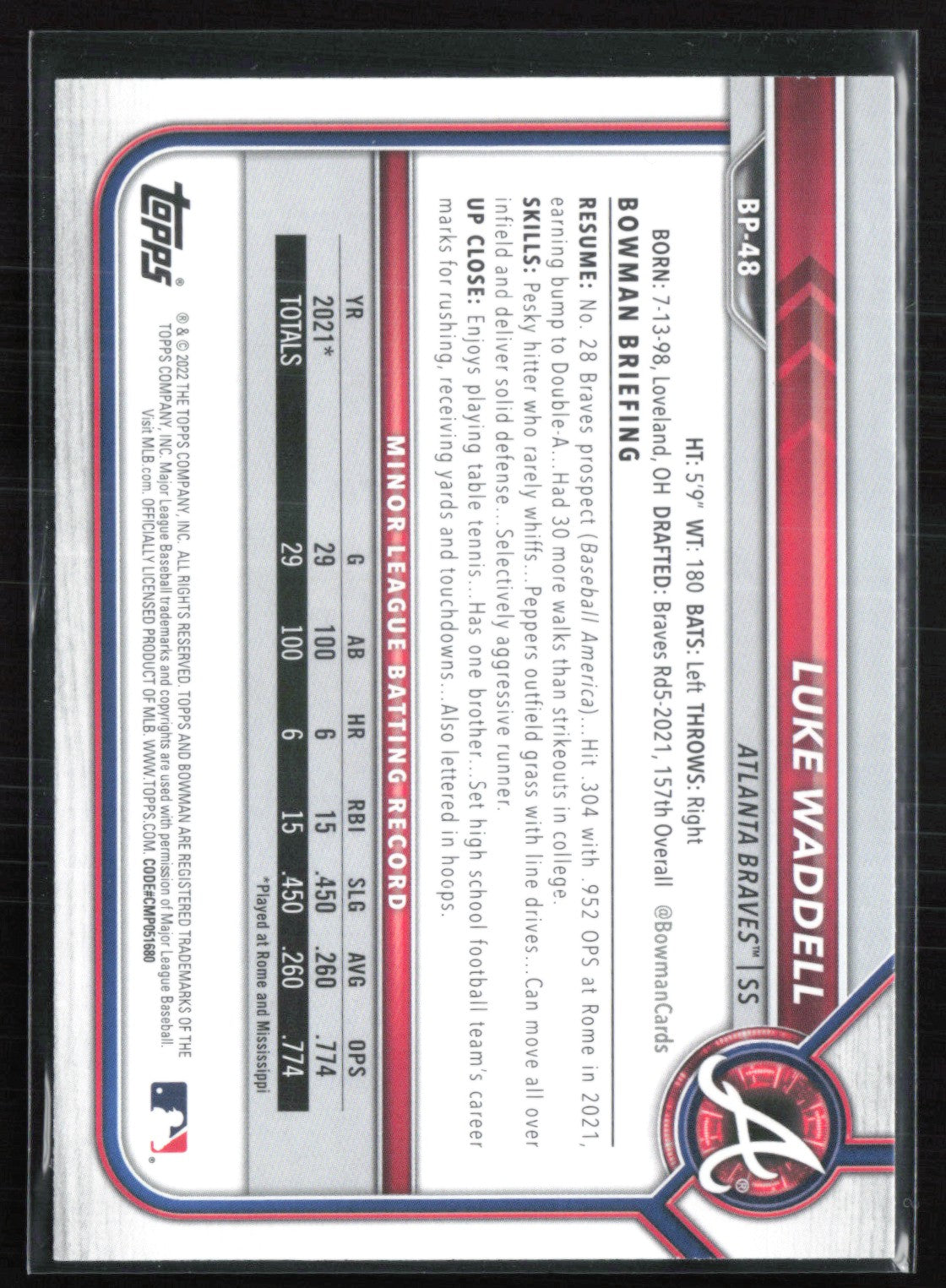 Luke Waddell 1st Bowman