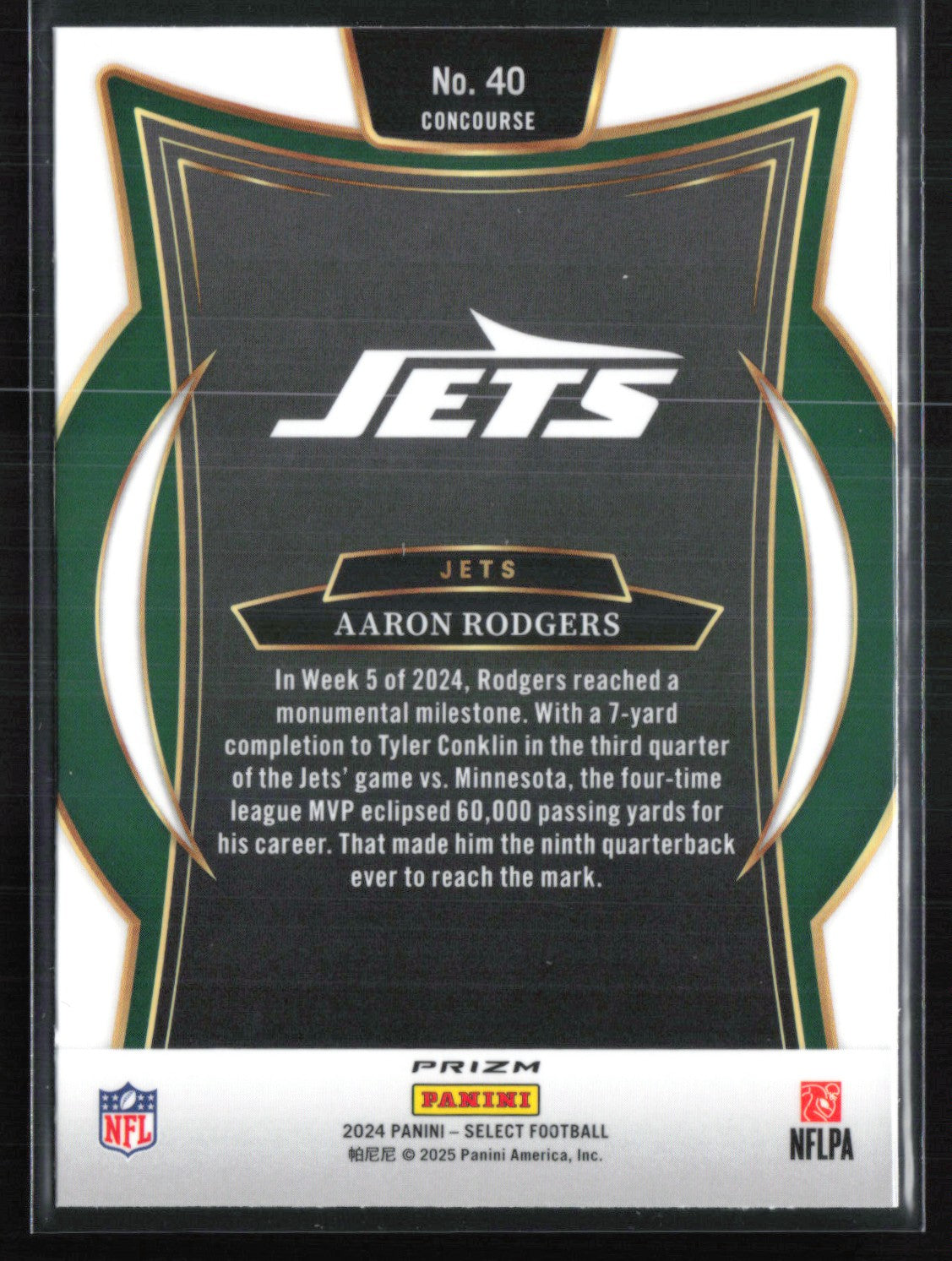 Aaron Rodgers Gold Black Shock