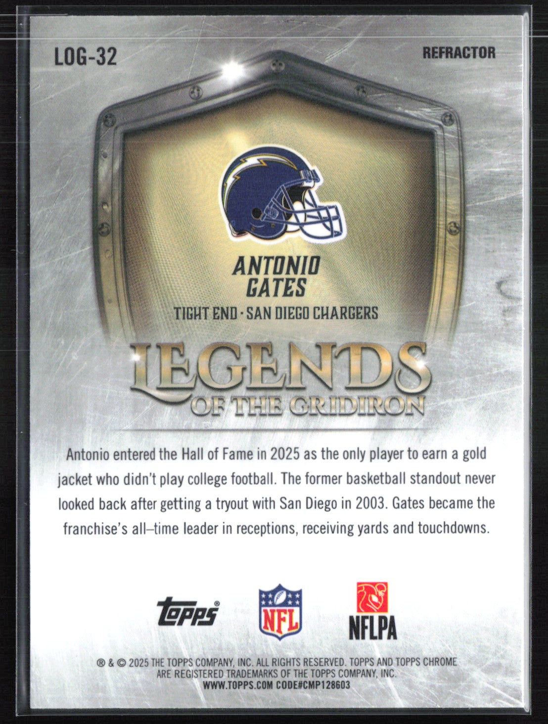 Antonio Gates Refractor