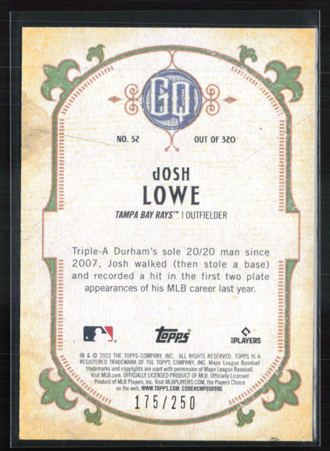 Josh Lowe RC Blue /250