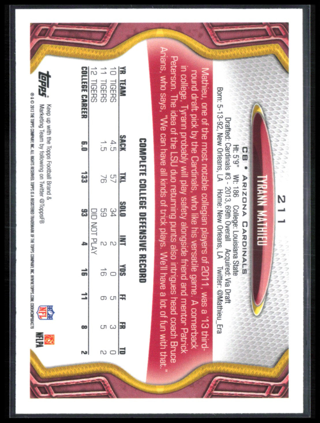 Tyrann Mathieu RC