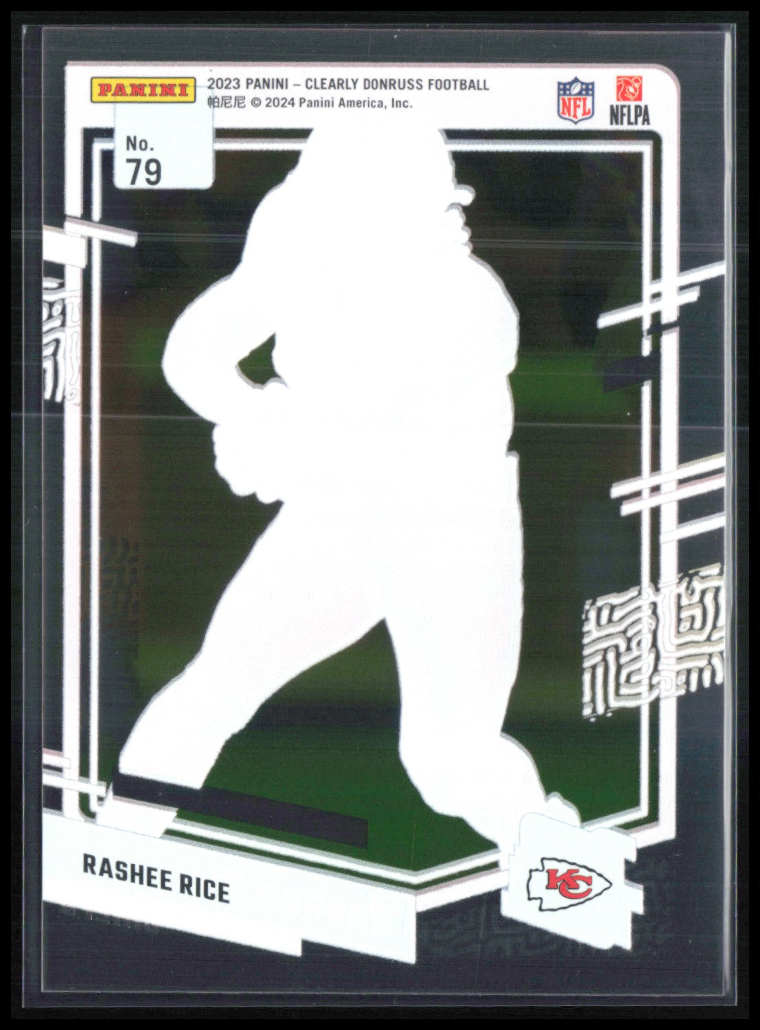 Rashee Rice RC 2023 Clearly Donruss