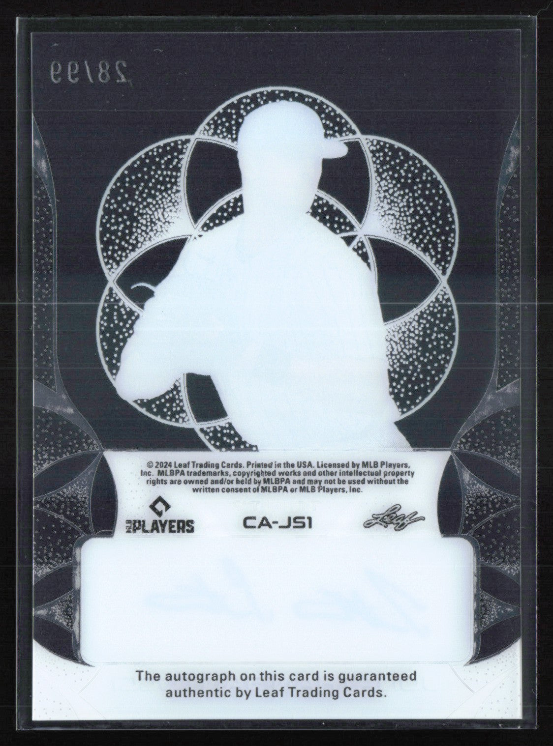 Jonathan Santucci Auto /99 2024 Leaf Trinity