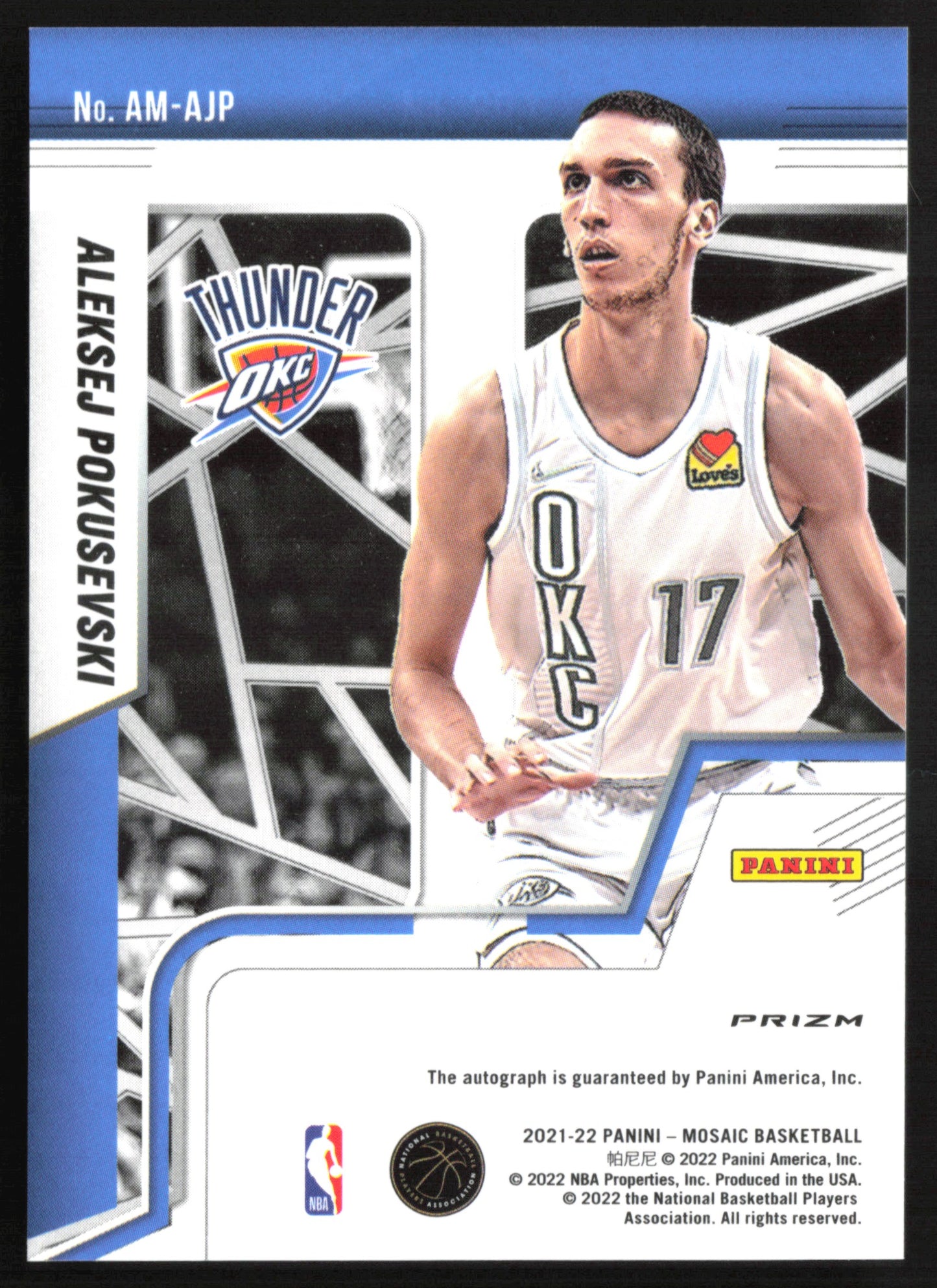 Aleksej Pokusevski Auto Mosaic Prizm