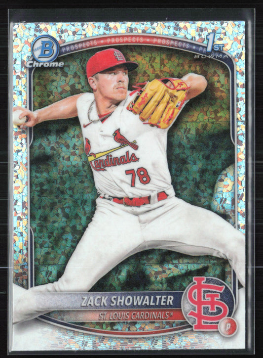Zack Showalter 1st Bowman Speckle