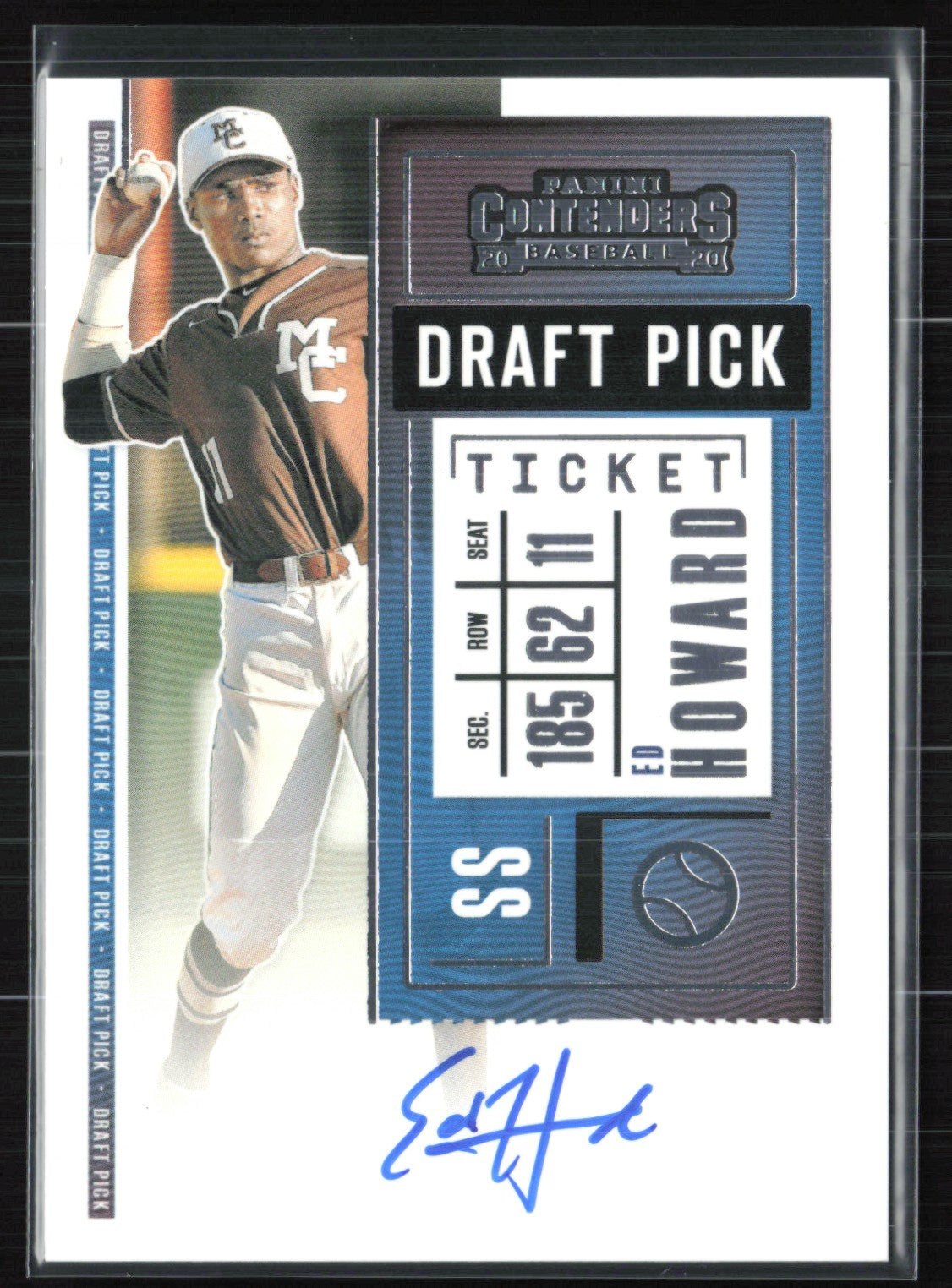Ed Howard Auto Draft Ticket