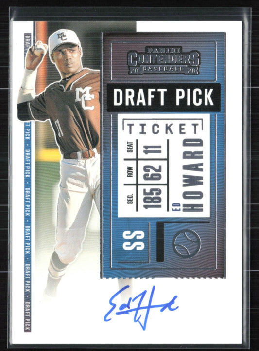 Ed Howard Auto Draft Ticket