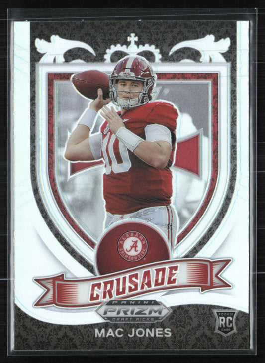 Mac Jones RC Silver Crusade