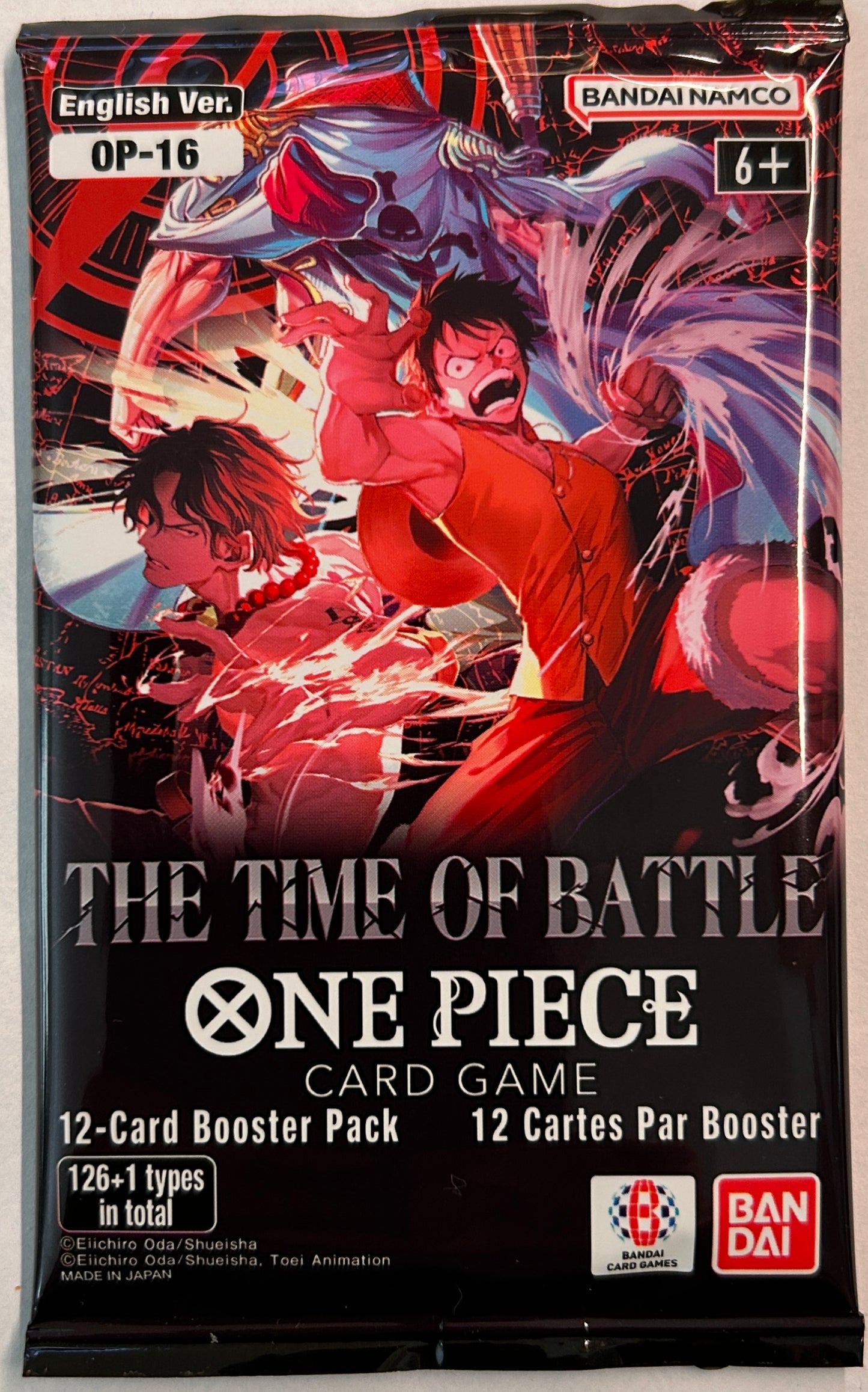 One Piece The Time of Battle OP-16 English 12-Card Booster Pack
