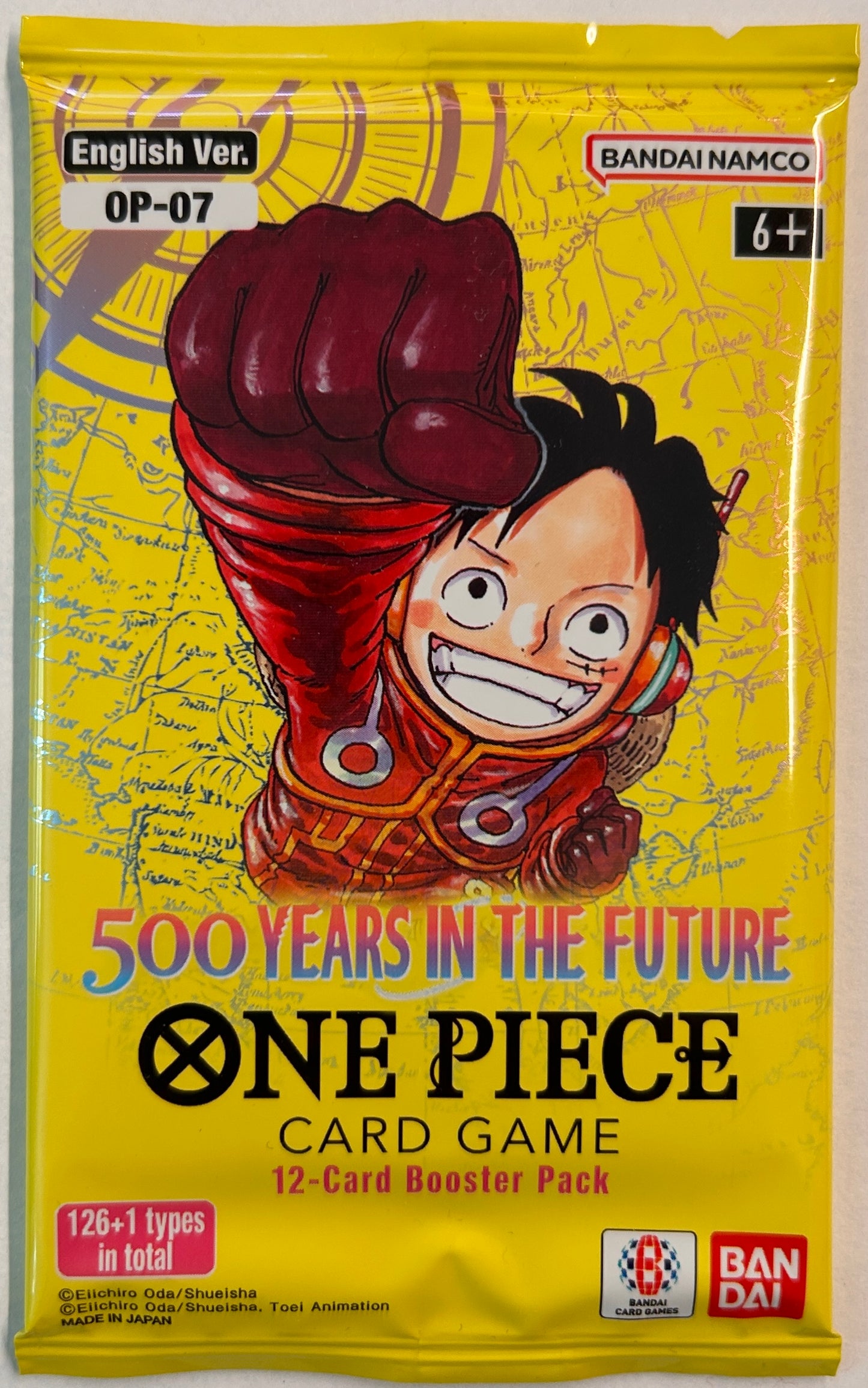 One Piece 500 Years in the Future OP-07 English 12-Card Booster Pack